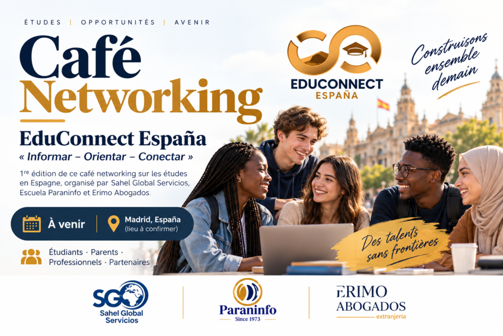 Affiche de l'événement EduConnect España — Café Networking